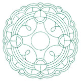 Decorative Quilting Backdrop Circle 1 (Double Run)