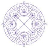 Decorative Quilting Backdrop Circle 2 (Double Run)