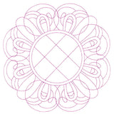 Decorative Quilting Backdrop Circle 3 (Double Run)