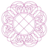 Decorative Quilting Backdrop Circle 3 (Double Run)