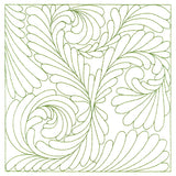 Playful Textures Quilting - Dancing Feathers (Double Run)