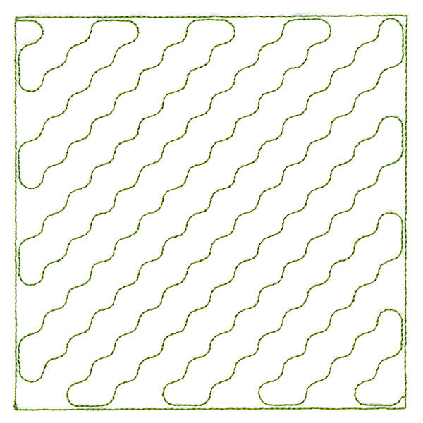 Playful Textures Quilting - Diagonal Stripes (Double Run)