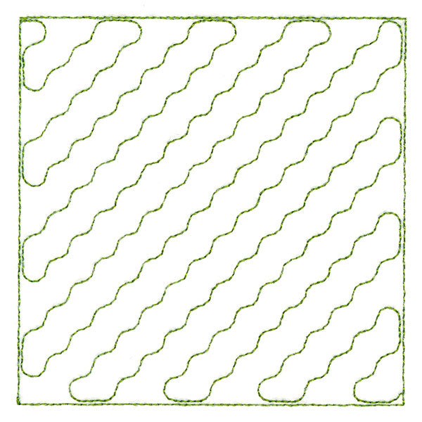 Playful Textures Quilting - Diagonal Stripes (Double Run)