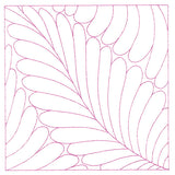 Playful Textures Quilting - Feathers (Double Run)