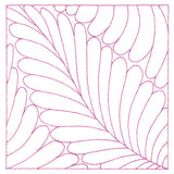 Playful Textures Quilting - Feathers (Double Run)