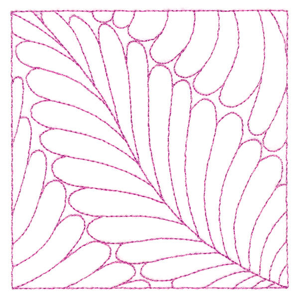 Playful Textures Quilting - Feathers (Double Run)