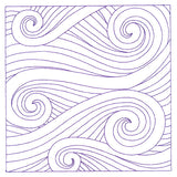 Playful Textures Quilting - Waves (Double Run)
