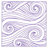 Playful Textures Quilting - Waves (Double Run)
