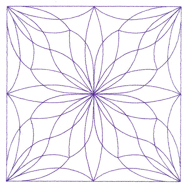 Playful Textures Quilting - Kaleidoscope (Double Run)