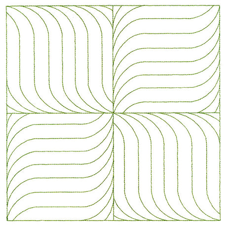 Playful Textures Quilting - Pinwheel Waves (Double Run)