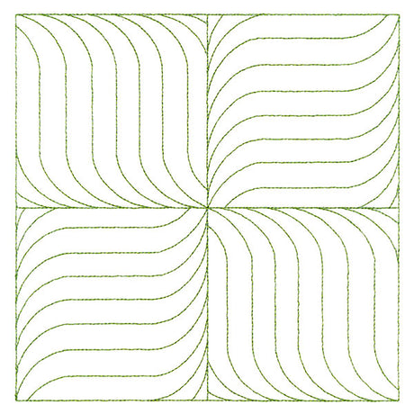 Playful Textures Quilting - Pinwheel Waves (Double Run)