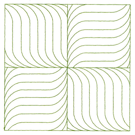 Playful Textures Quilting - Pinwheel Waves (Double Run)
