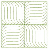 Playful Textures Quilting - Pinwheel Waves (Double Run)
