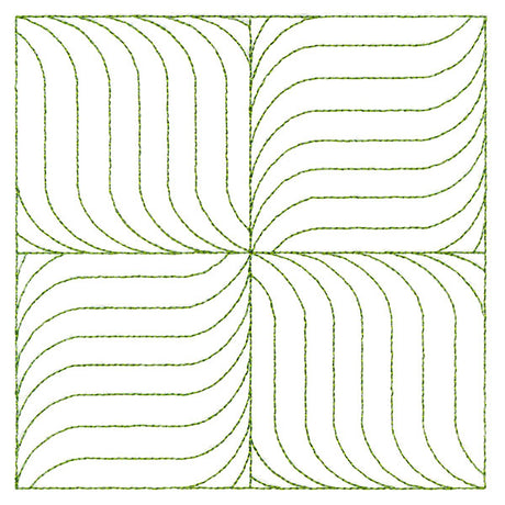 Playful Textures Quilting - Pinwheel Waves (Double Run)