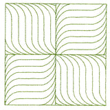 Playful Textures Quilting - Pinwheel Waves (Double Run)