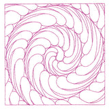 Playful Textures Quilting - Spiraling Feathers (Double Run)