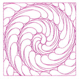 Playful Textures Quilting - Spiraling Feathers (Double Run)