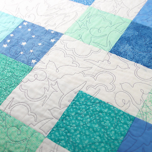 Nature's Textures - Swallows (Edge-to-Edge Quilting)