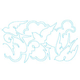 Nature's Textures - Swallows (Edge-to-Edge Quilting)