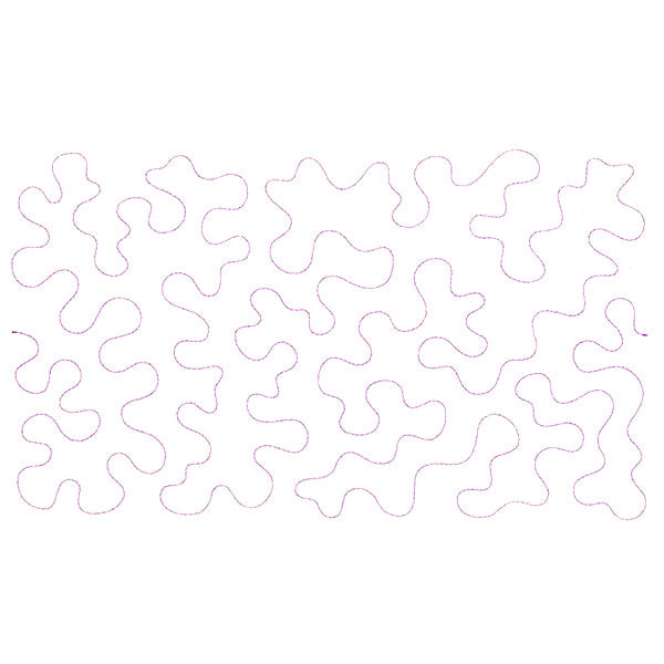 Nature's Textures - Coral (Edge-to-Edge Quilting)