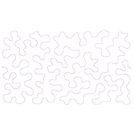 Nature's Textures - Coral (Edge-to-Edge Quilting)