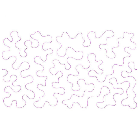 Nature's Textures - Coral (Edge-to-Edge Quilting)