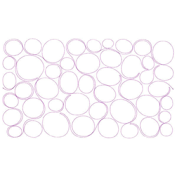 Nature's Textures - Pebbles (Edge-to-Edge Quilting)