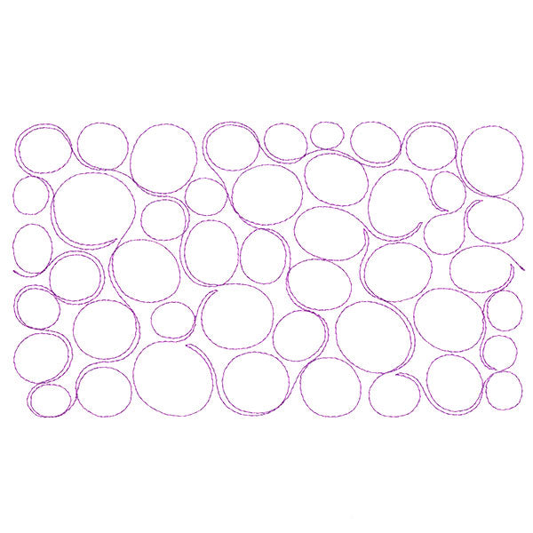 Nature's Textures - Pebbles (Edge-to-Edge Quilting)