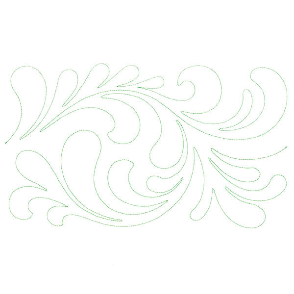 Nature's Textures - Feathers (Edge-to-Edge Quilting)