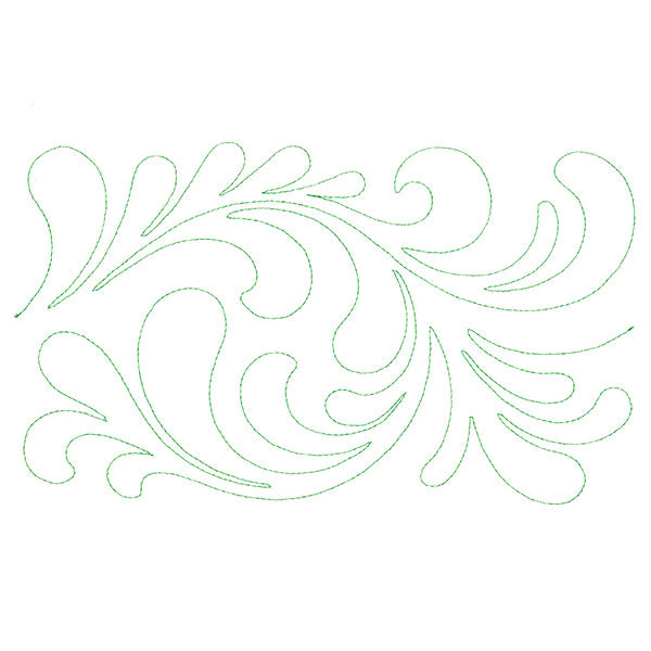 Nature's Textures - Feathers (Edge-to-Edge Quilting)