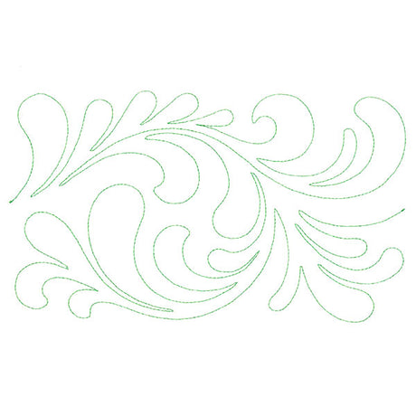 Nature's Textures - Feathers (Edge-to-Edge Quilting)