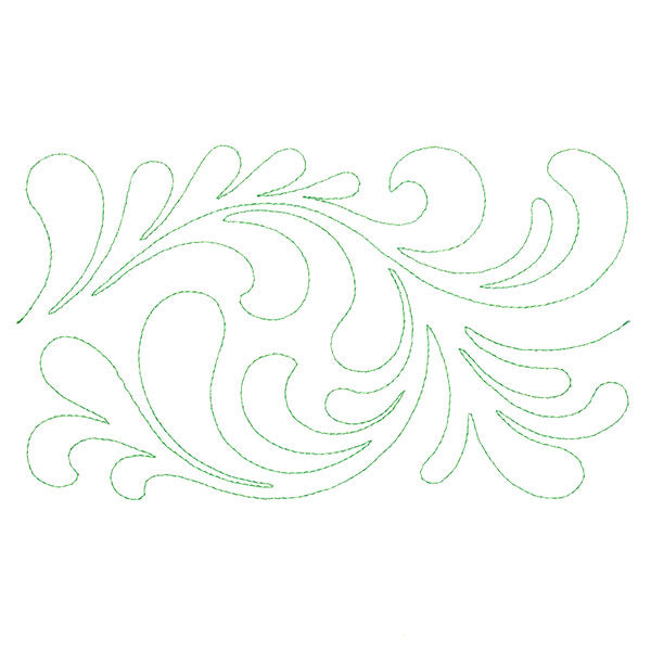 Nature's Textures - Feathers (Edge-to-Edge Quilting)