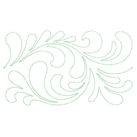 Nature's Textures - Feathers (Edge-to-Edge Quilting)