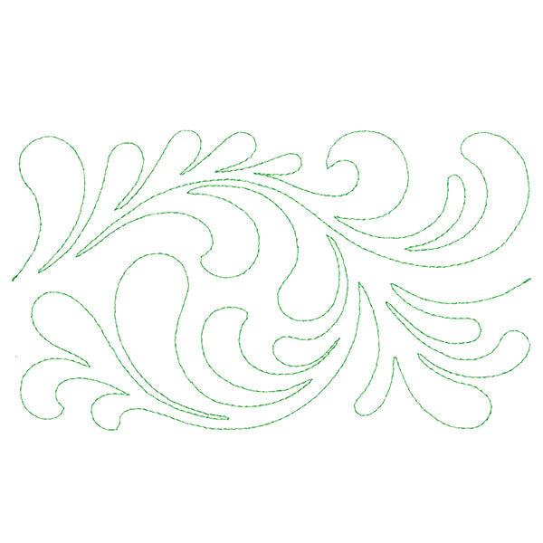 Nature's Textures - Feathers (Edge-to-Edge Quilting)