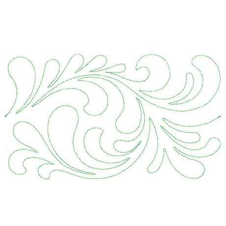 Nature's Textures - Feathers (Edge-to-Edge Quilting)