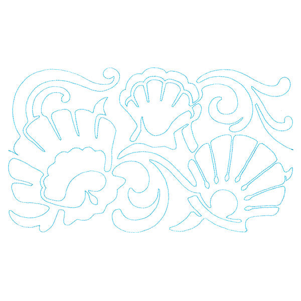 Nature's Textures - Seashells (Edge-to-Edge Quilting)