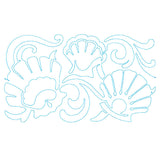 Nature's Textures - Seashells (Edge-to-Edge Quilting)
