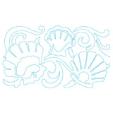Nature's Textures - Seashells (Edge-to-Edge Quilting)