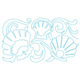 Nature's Textures - Seashells (Edge-to-Edge Quilting)