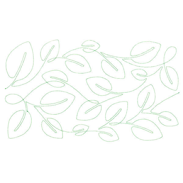 Nature's Textures - Leaves (Edge-to-Edge Quilting)