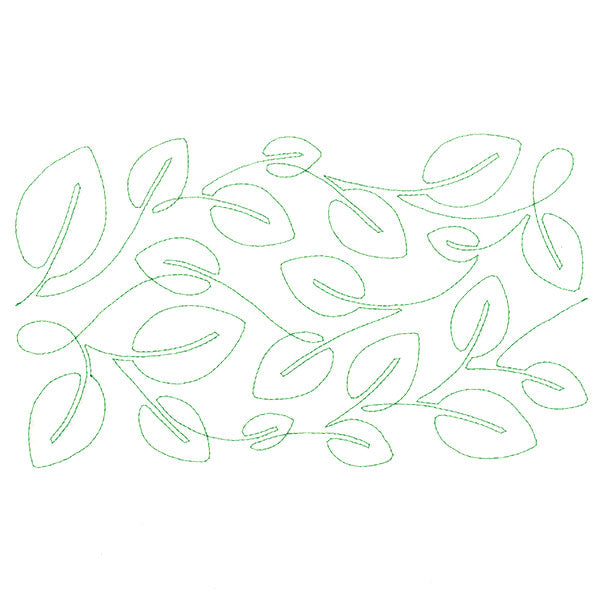Nature's Textures - Leaves (Edge-to-Edge Quilting)