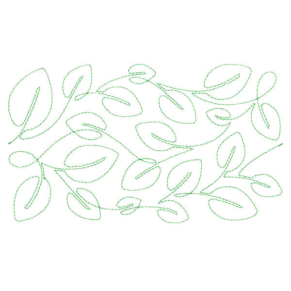 Nature's Textures - Leaves (Edge-to-Edge Quilting)