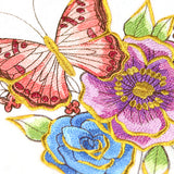 Shimmering Butterfly and Anemones Feature