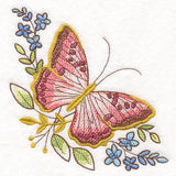 Shimmering Butterfly Corner