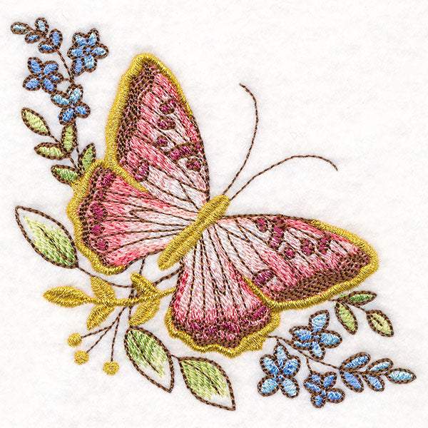 Shimmering Butterfly Corner