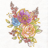 Shimmering Anemone and Rose Feature