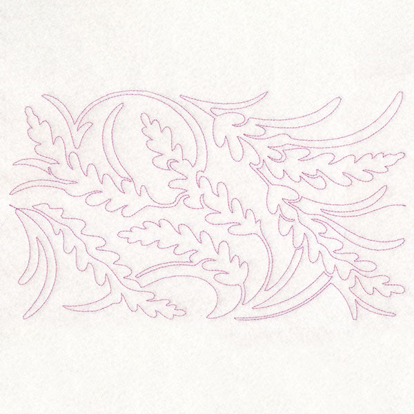 Spring Flowers - Lavender (Edge-to-Edge Quilting)