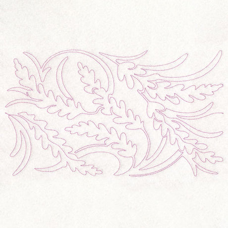 Spring Flowers - Lavender (Edge-to-Edge Quilting)