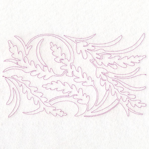 Spring Flowers - Lavender (Edge-to-Edge Quilting)