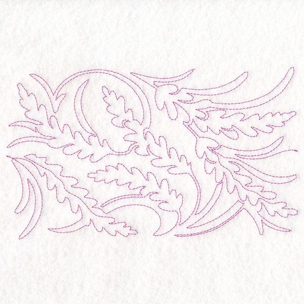 Spring Flowers - Lavender (Edge-to-Edge Quilting)